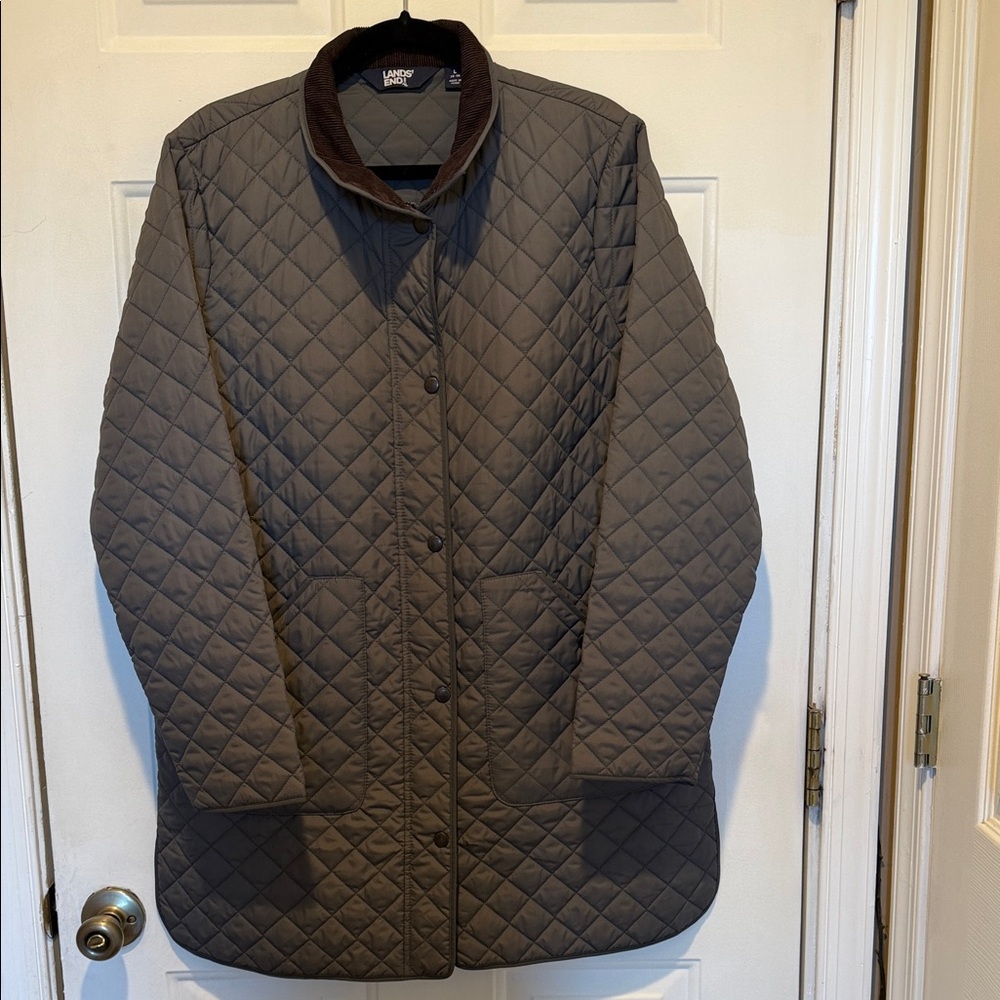 Lands End Quilted Chore Jacket